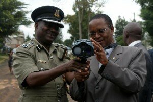 Kenya police receive speed guns