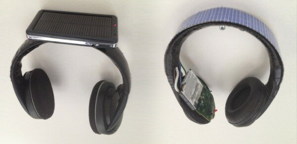 Prototype solar charging headphones unveiled