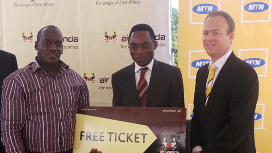 MTN Uganda partners with Air Uganda for ticketing service